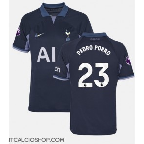 Tottenham Hotspur Pedro Porro #23 Seconda Maglia 2023-24 Manica Corta